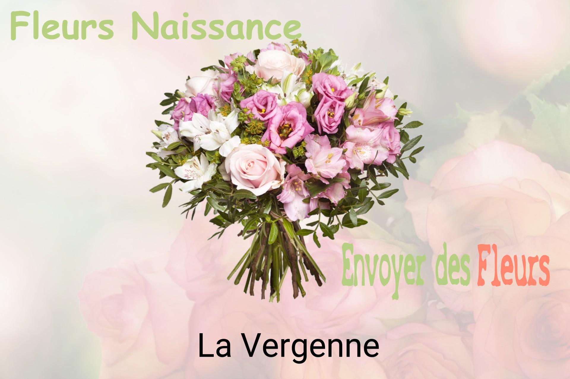 Bouquet de fleurs de naissance livré à La Vergenne